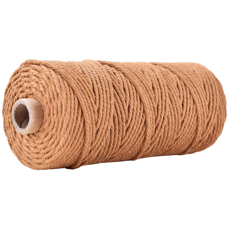 Green 3 Strand Twisted Nylon Rope 3mm Macrame Braided Cotton Rope