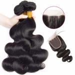 Grade 8A Brazilian Human Hair Weave Bundles Without Chemical Process