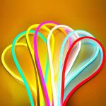 Led Single Color Silicone Neon Light Strip 12v Flexible Neon Tube 6x12