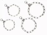 Metal Pets Choke Chain Dog Training Choke Collar 4mmx60cm 3mmx50cm