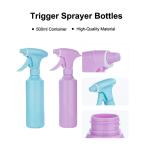375ml Durable Trigger Sprayer Bottles In Blue Pink Body Spray Purple Bottle