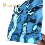 Decorative Stainless Steel Sheet Metal Blue PVD Color Coating Water Ripple