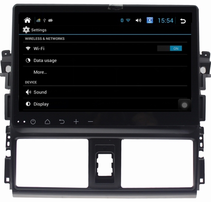 Ouchuangbo Toyota Vios 2014 android 4.2 OS 10.1 inch big screen car dvd radio multimedia navi