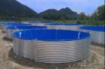 Galvanized Sheet Fish Tank PP Bottom Drain DN110MM Collapsible