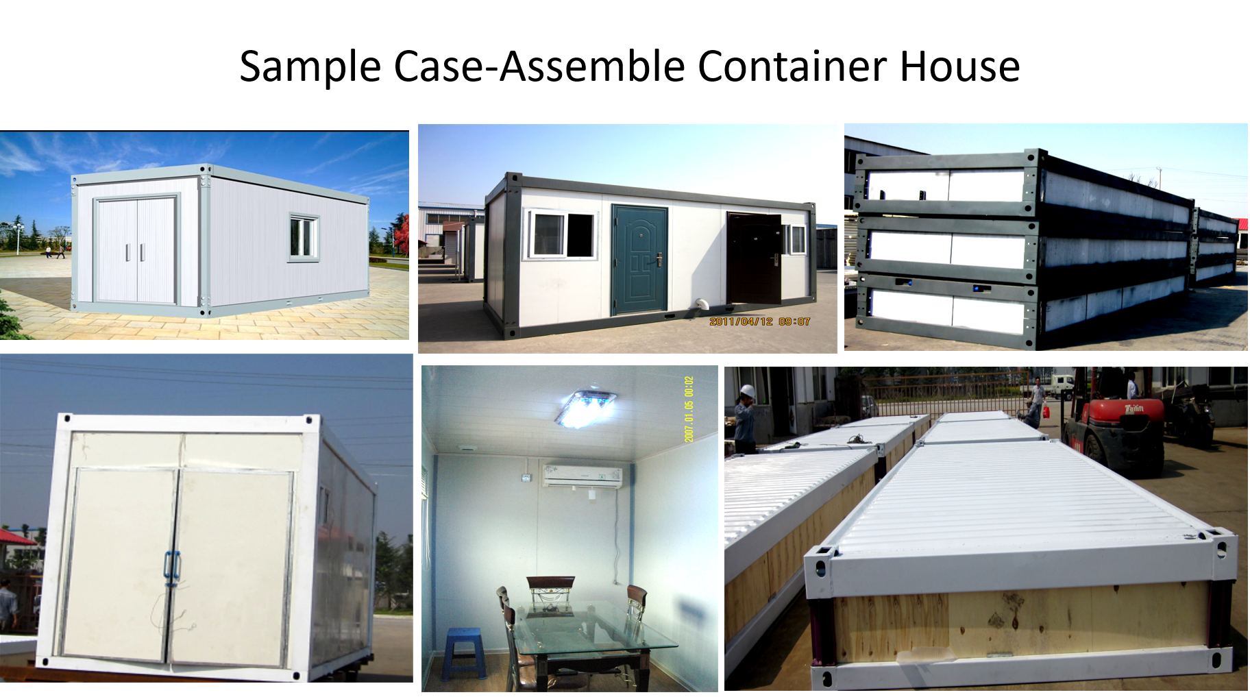 Galvanized Steel Frame Prefabricated Container House Quick Assembly