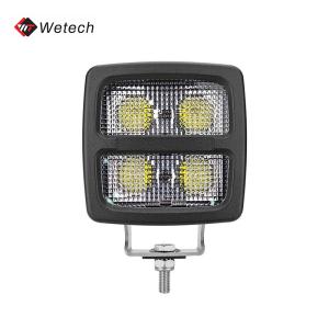 China LED Work Light 40W Flood/Spot Beam Square Headlight Heavy Duty Tractor Machinery Led Work Light factory