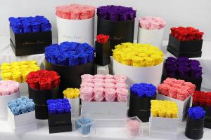 China Preserved Flowers Christmas gift China long life rose guns flower box gift rose gift factory