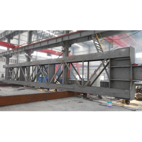 Prefabricated Structural Lattice Columns Steel Fabrication Services ISO Standard