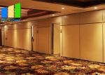 Customized Leather Folding Wooden Demountable Acoustic Partition Wall For Office