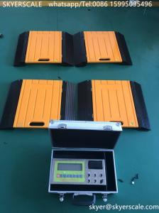 China Wireless Portable Weighing Scale For Trucks 30 Ton Vehicle Weighing Pads factory