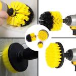 3 Pack Convenient Scrubber Cleaning Drill Brushes Kits Detail Brushes For