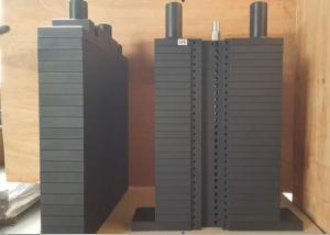 China Rectangular Weight Plates / Gym Equipment Weight Stack For Exercise Equipment factory