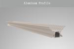 46*15mm V Shape Plaster LED Strip Channel Extrusion Dry Wall Gypsum For Soft