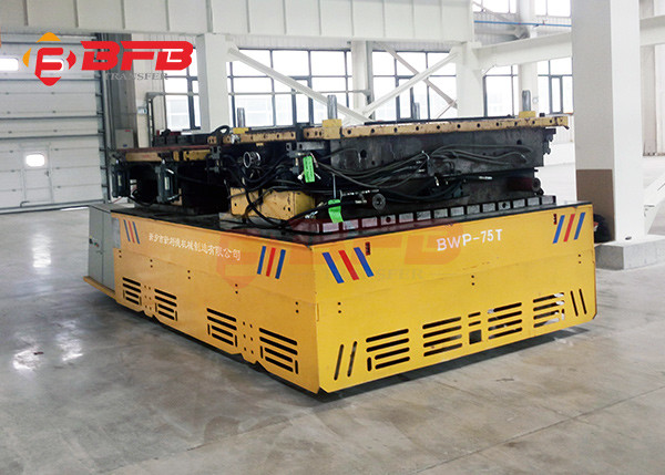 Remote Control Q235 Mold Transfer Cart , 25 Tons Bay To Bay Die Change Cart