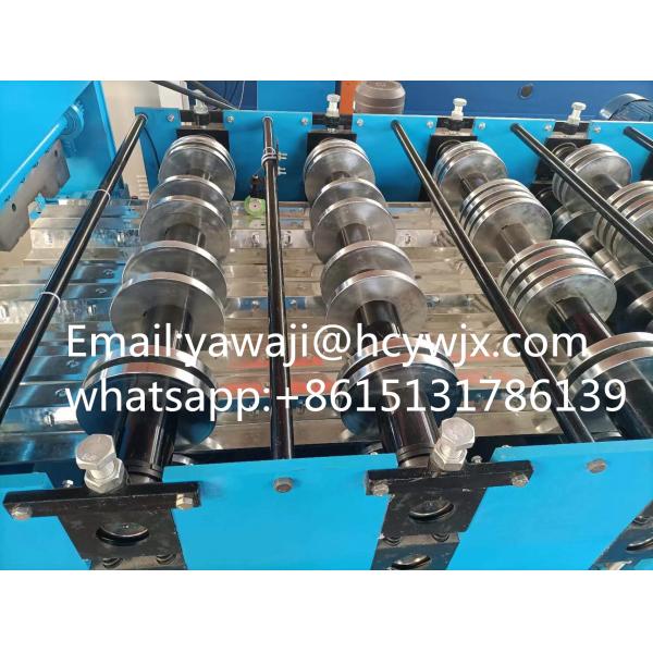 1.2mm Floor Ceramic Tiles Decking Floor Roll Forming Roof Sheet Making Machine