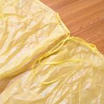 Non Woven Pp Pe Coated Yellow Disposable Surgical Gown For Doctors