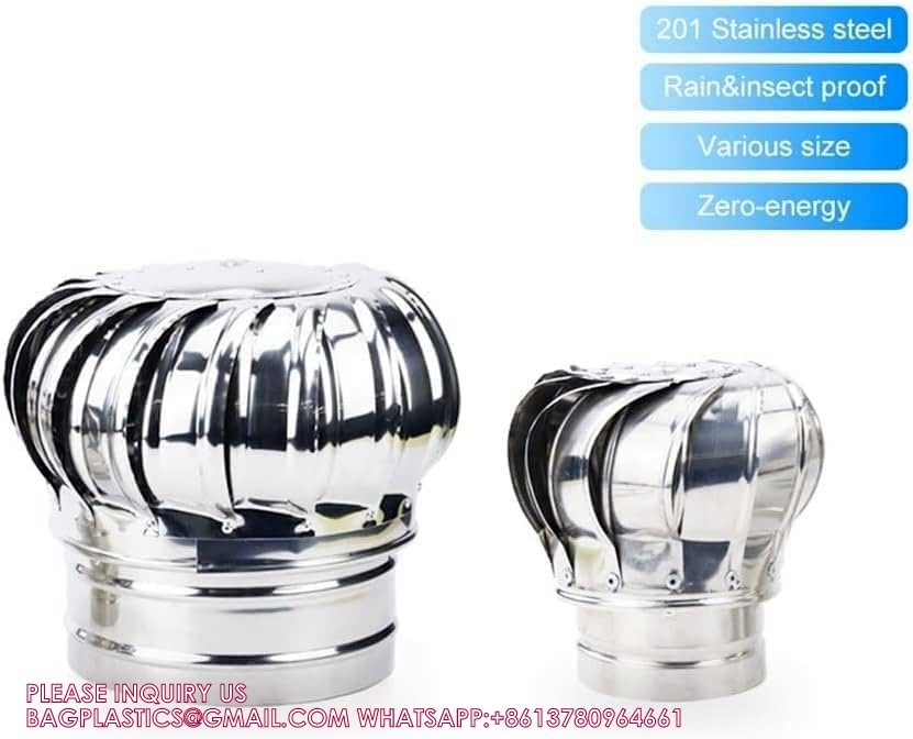 Non Power Roof Ventilator, Wind Turbines Attic Air Vent Ventilating Fan roof turbine