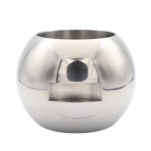China Customized Support OEM Widely Used Superior Floating Straight Through Valve Ball Stainless Steel Mini Ball Valve with Mirror Polished Surface factory