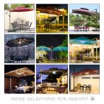 Outdoor Furniture Aluminum Frame Waterproof Cantilever Garden Beach Patio Sun