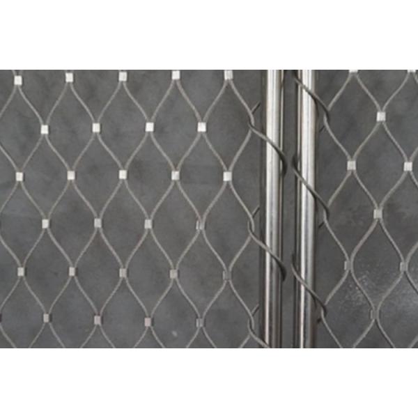 316 Rope Net Fence 25*25mm For Railing Balustrade Safety Net Zoo Stairs