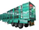 Logistics Fence Semi Trailer for Bulk Cargo and Livestock Transportation in