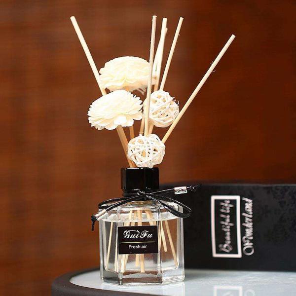 China 22.5cm Luxury Wooden Rattan Reed Diffuser Sticks Home Air Freshener Aroma Essential Oil Diffuser Sticks factory