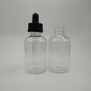 China Transparent Black Screw Cap Plastic Dropper Bottles for Accurate Measurements factory