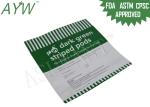Oxidizer Proof Food Packaging Plastic Bags / Green Stand Up Zipper Bags With