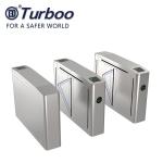 1.5mm stainless steel high integrated speed flap barrier gate 5 pairs of