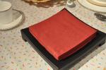 Lunch 15gsm Linen Feel Disposable Napkins , Home 2 Ply Serviettes