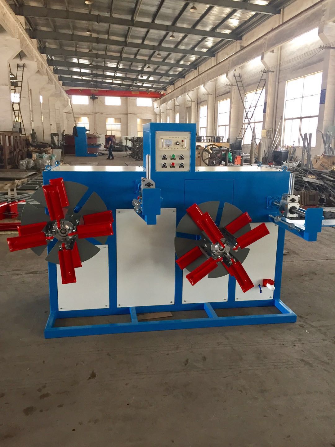 Automatic PLC controlling system PE PPR pipe rewinding coiler roller machine