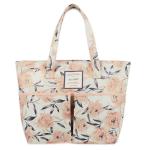 Durable Full Color Custom Tote Bags With Pockets , Printed Fabric Bags