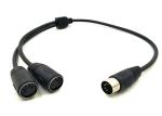 MIDI Keyboard DIN Power Cable 28AWG Wire Gauge PVC Jacket Copper Conductor