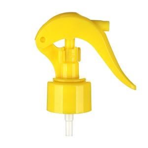 Luxury Yellow PP Plastic Sprayer 28/410 Mini Trigger Sprayer