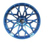 PCD 5-112 3 Piece Wheels 18 Inch Blue Custom 3 Piece Rims