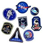 Heat Press Custom Badge Dinosaur Astronaut Fashion Embroidery Patch Iron On