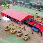 280 People Aluminium Frame Tent 10x30m Red Colorful Large Wedding Marquee