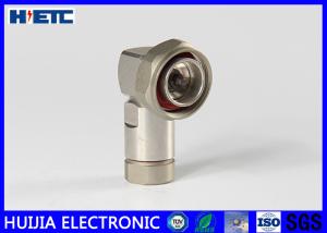 China 7/16 DIN Male Right Angle Coax Connector For 1/2&quot; Feeder Coaxial Cable factory