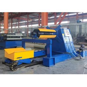 China Automatic Steel Coil Decoiler Hydraulic With Coil Car  5 Ton 7 Ton 10 Ton on sale