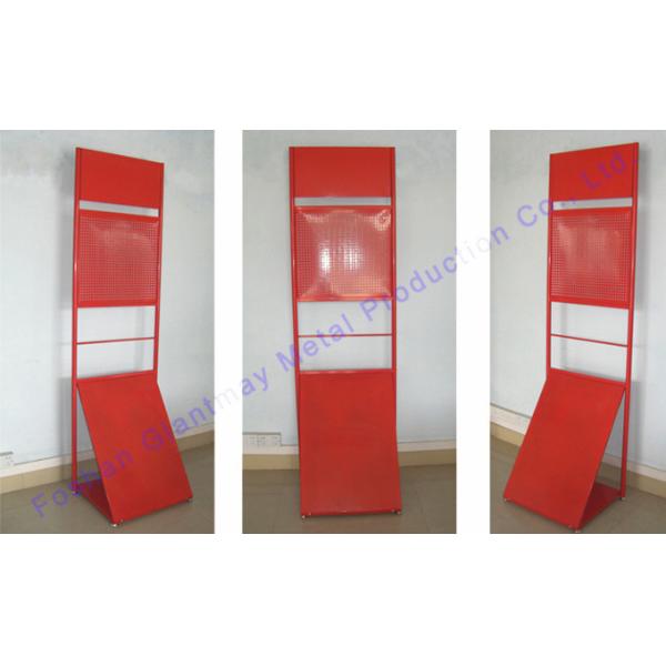 Commercial Exhibitors Hanging Product Tool Rack Floor Standing Metal Display Stand