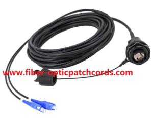 China Collimating Lens Military Waterproof Optical Fiber Cable Expanded Beam Connector To SC factory
