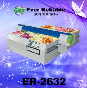 China Large Size Solvent Digital Offset Inkjet Flatbed Printer for Big size Glass/Leather/Metal/Acrylic/ Tiles factory