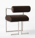 Elegant Stainless Steel Dining Chair Book Chair Creative Backrest Leisure