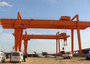 China Double Girder Rail Mounted Cranes Electric Gantry Type With Trolley 3 Phase 380V factory