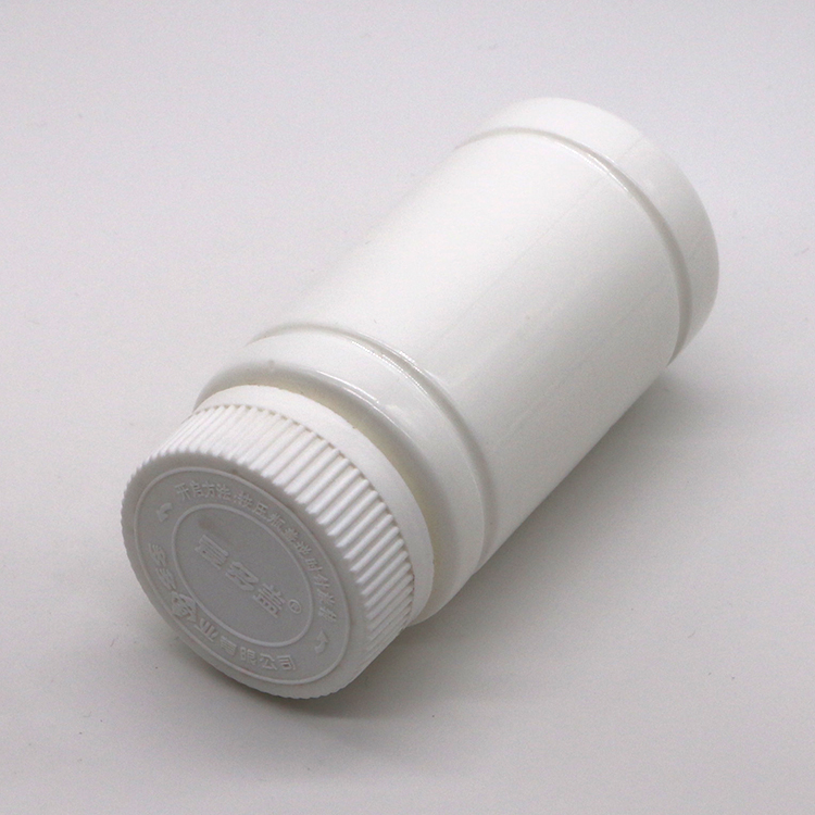 Customized Logo PE Empty Bamboo Shape Plastic Bottle with Screw Cap for Pill Capsule Tablet Medicine Supplement 5OZ 150ml