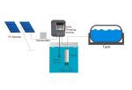 11KW Solar Agricultural Water Pumping System , Solar Powered Water Well Pump