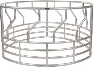 China SUPER DUTY 5-RING GALVANIZED ROUND BALE FEEDER factory