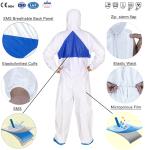 S-XXXL High Breathability Type 5 6 Disposable Coveralls For Hot Working Place