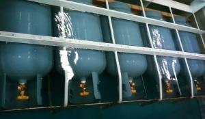 China 0.6-0.8MPa LPG Gas Cylinder Air Leakage Test Machines Airtight Test Area factory