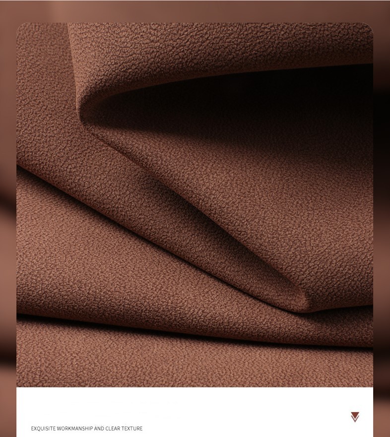 1.0mm Yangbuck Retro PU Shoe Leather Imitation Cotton Velvet Bottom
